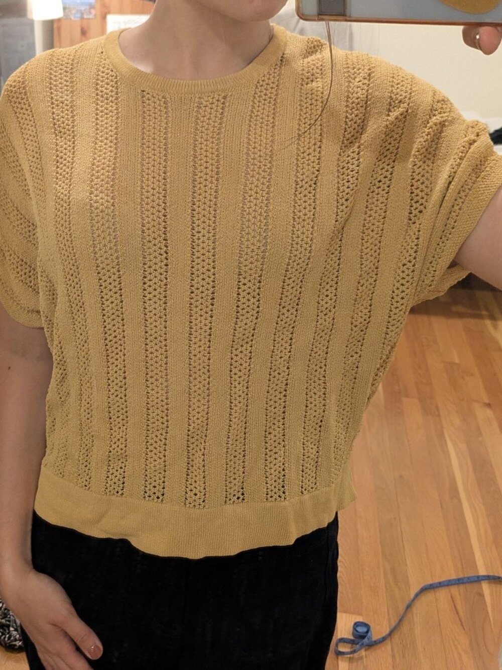 Simons Contemporaine XS Yellow Knit Sweater